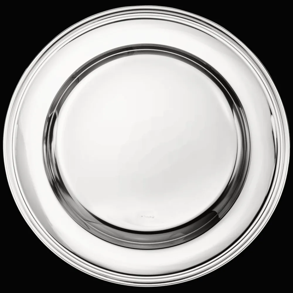 Cadeaux Thé Et Café|Cadeaux Personnalisables*Christofle Plat rond en métal argenté