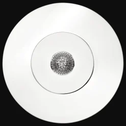 Plateaux Et Vide-Poches*Christofle Plateau à fromage en métal argenté et verre - 35 cm