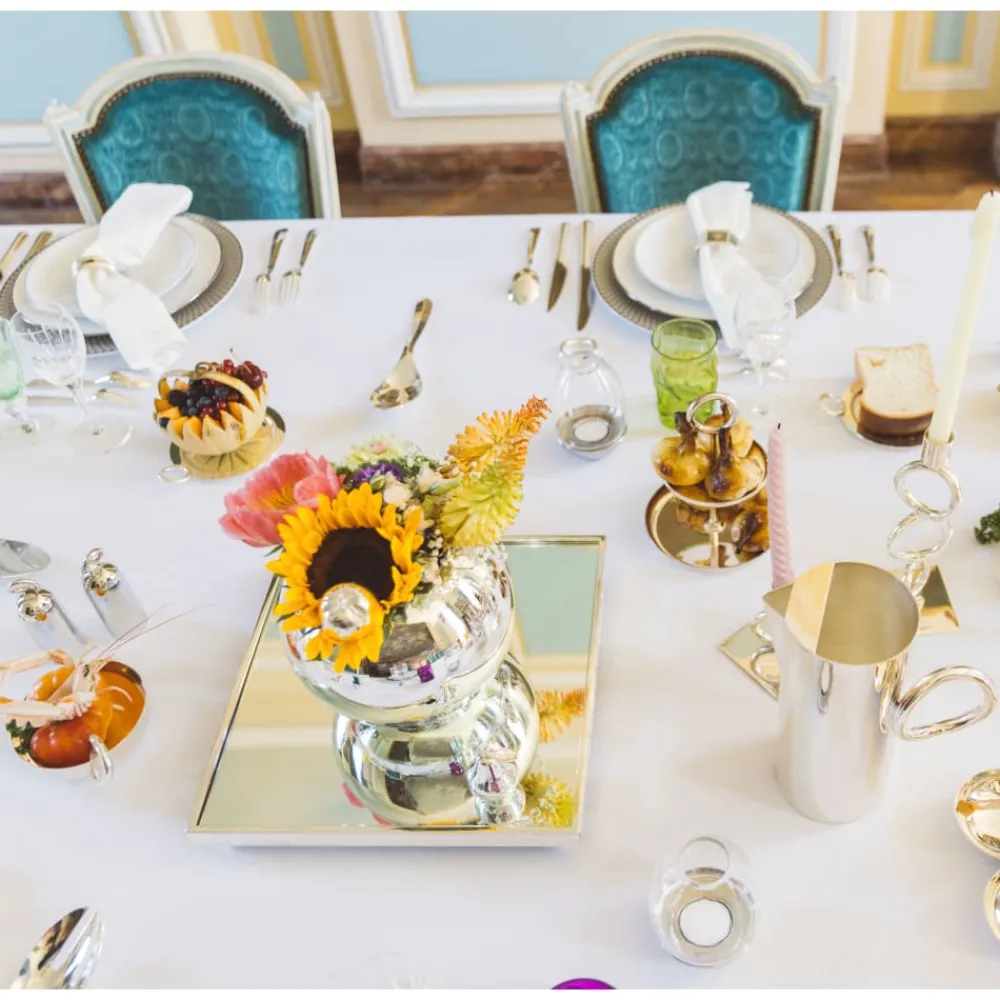Plateaux Et Vide-Poches|Accessoires De Table*Christofle Plateau Carré en métal argenté