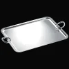 Plateaux Et Vide-Poches|Plateaux De Service*Christofle Plateau rectangulaire à anses en métal argenté - 53 x 42 cm