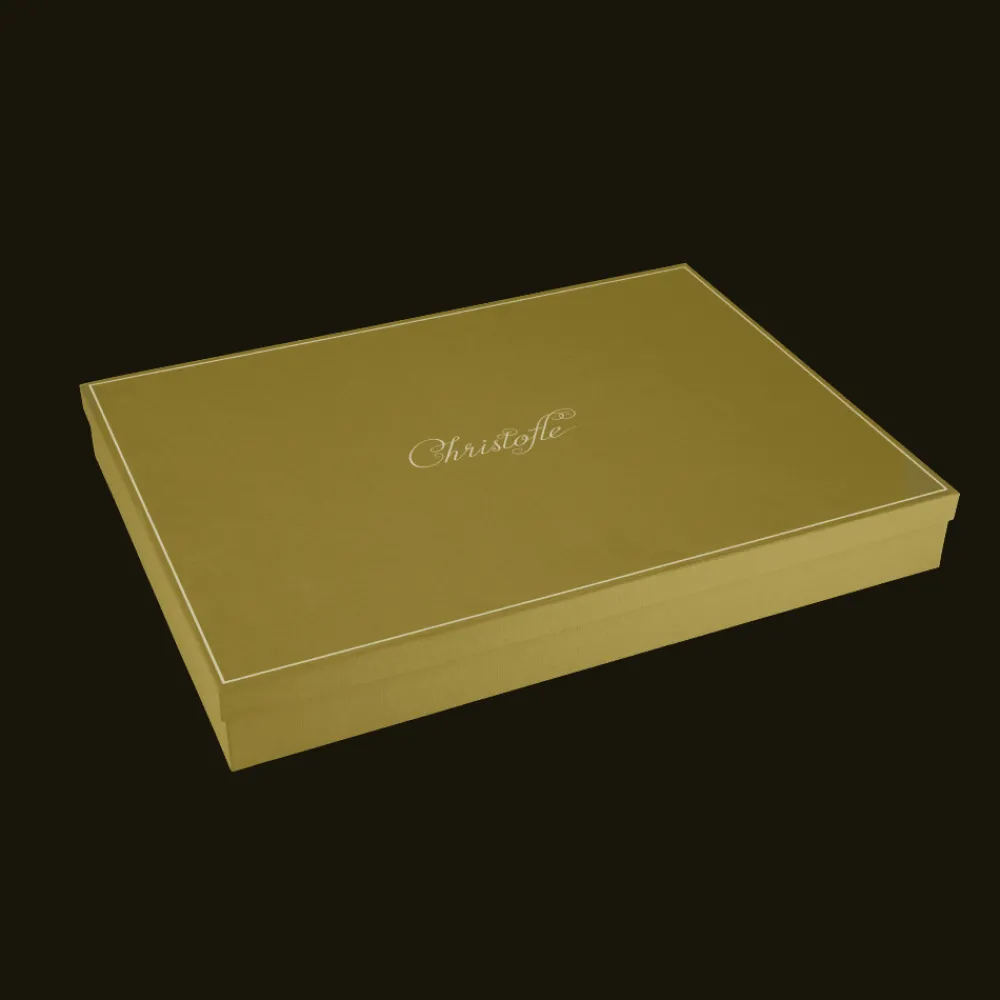 Plateaux Et Vide-Poches|Plateaux De Service*Christofle Plateau rectangulaire en métal argenté - 45 x 32 cm