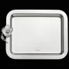 Plateaux Et Vide-Poches|Plateaux De Service*Christofle Plateau rectangulaire en métal argenté - 20 x 16 cm
