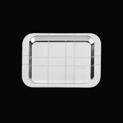 Plateaux Et Vide-Poches|Plateaux De Service*Christofle Plateau rectangulaire en métal argenté - 10 x 15 cm