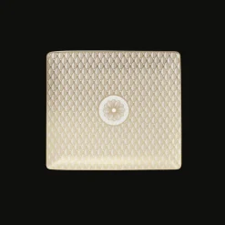 Les Petites Attentions|Plateaux Et Vide-Poches*Christofle Plateau rectangulaire 17x15 cm en porcelaine finition Or