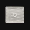 Les Petites Attentions|Plateaux Et Vide-Poches*Christofle Plateau rectangulaire 17x15 cm en porcelaine finition Platine