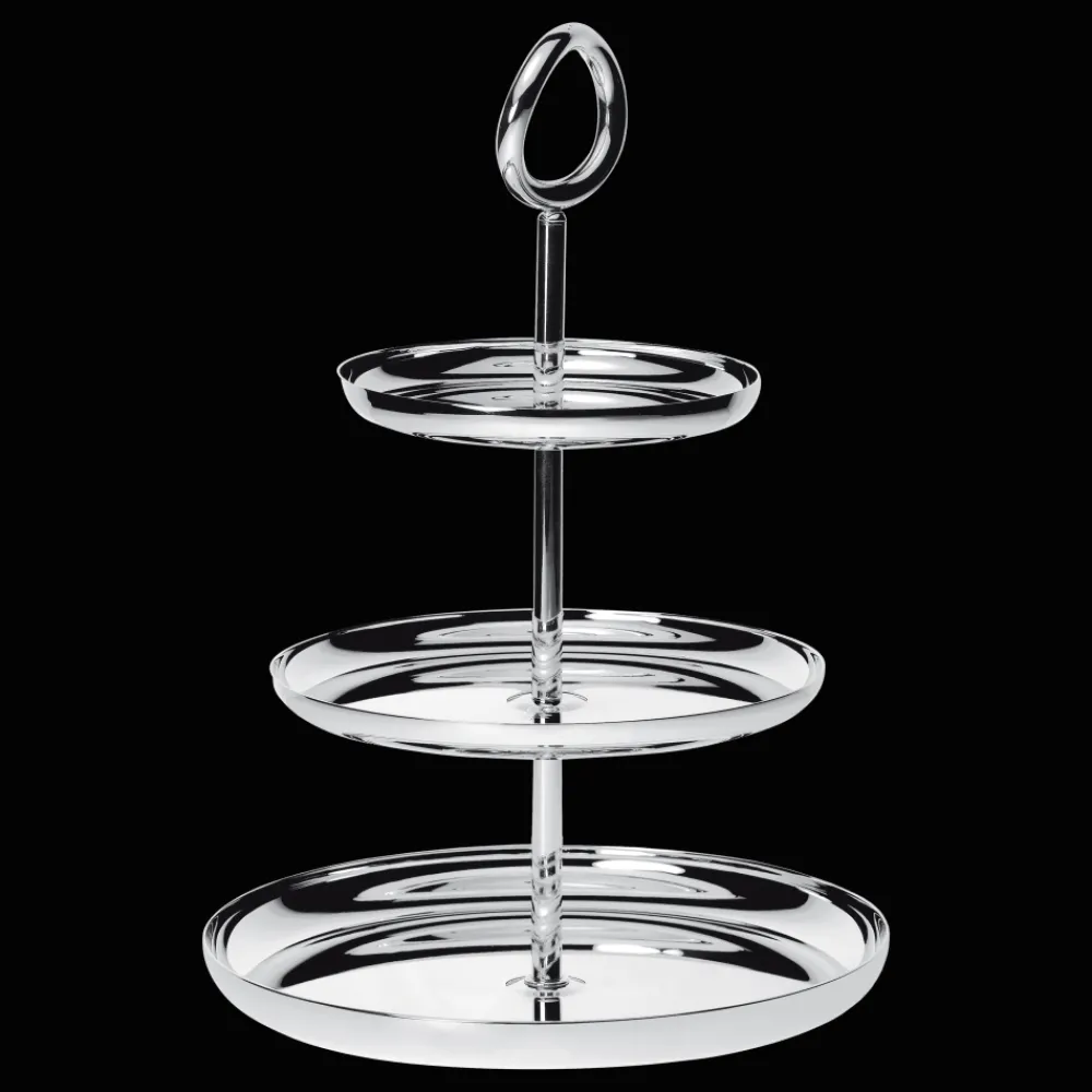 Accessoires Apéritif|Accessoires Thé Et Café*Christofle Porte-mignardises 3 compartiments en métal argenté