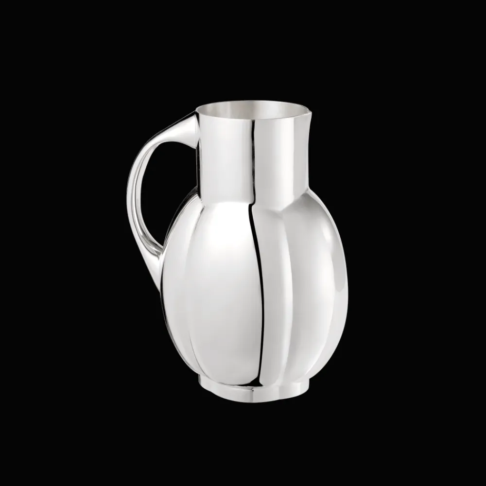 Carafes|Carafes*Christofle Pot à eau quadrilobé Normand en Métal Argenté