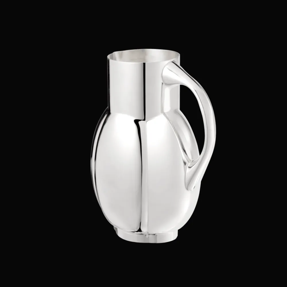 Carafes|Carafes*Christofle Pot à eau quadrilobé Normand en Métal Argenté