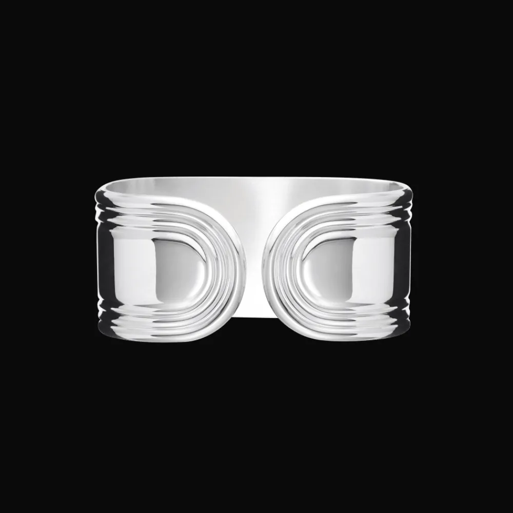 Cadeaux Personnalisables|Cadeaux Enfants*Christofle Rond de serviette ouvert en métal argenté