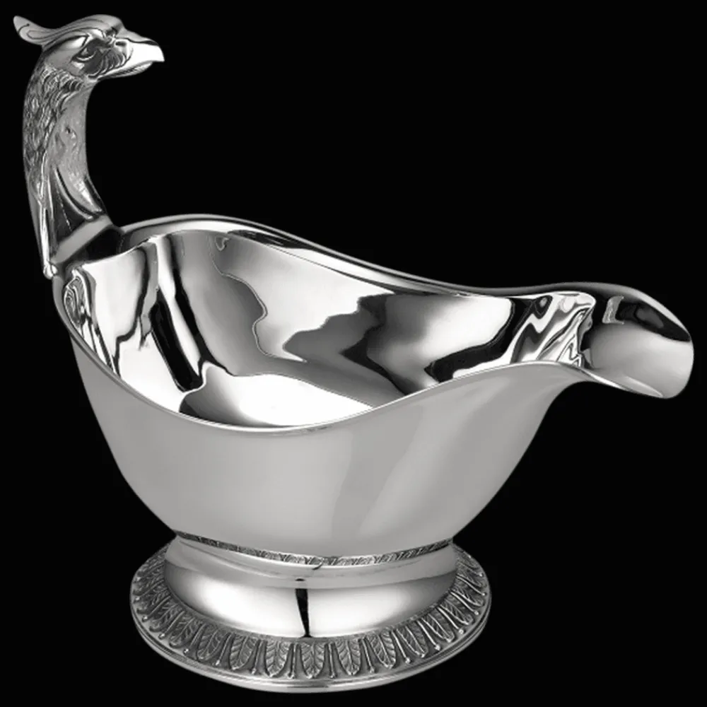 Accessoires De Table*Christofle Saucière grand modèle en métal argenté