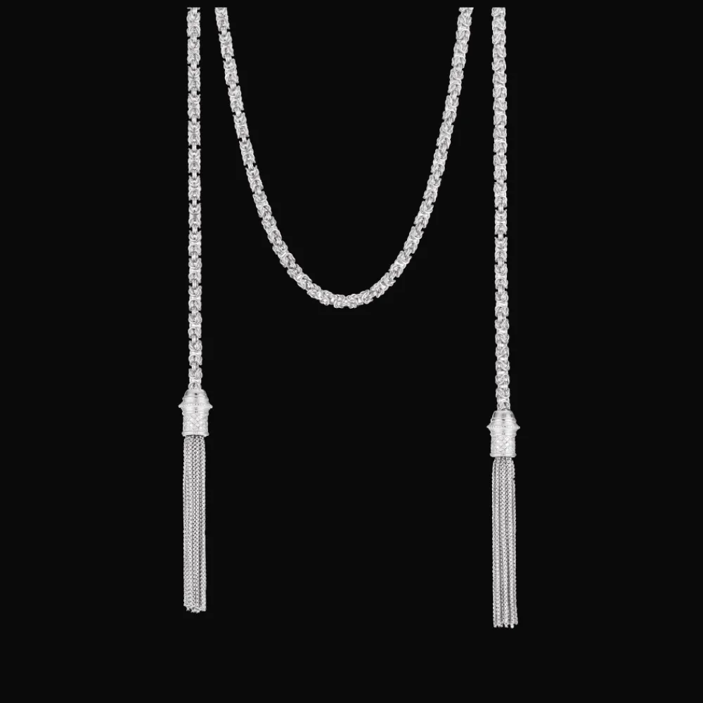 Colliers Et Pendentifs Femme*Christofle Sautoir à Nouer en argent massif