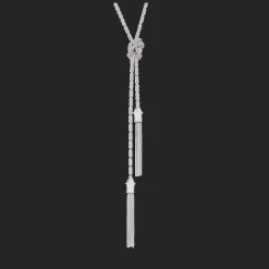 Colliers Et Pendentifs Femme*Christofle Sautoir à Nouer en argent massif
