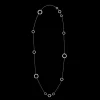 Colliers Et Pendentifs Femme*Christofle Sautoir multi-anneaux en argent massif