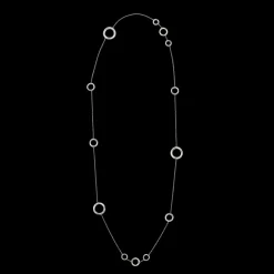 Colliers Et Pendentifs Femme*Christofle Sautoir multi-anneaux en argent massif