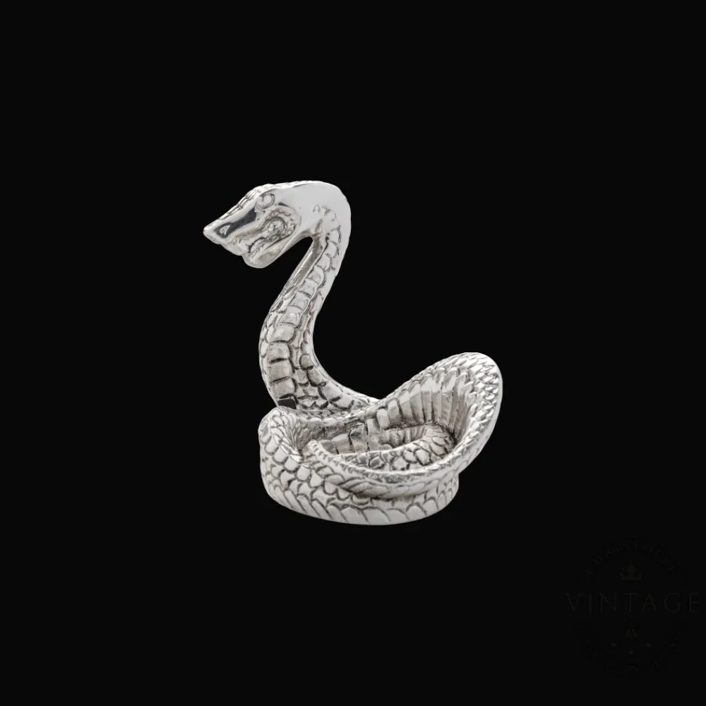 Cadeaux Enfants*Christofle Serpent Signe du Zodiaque Chinois Argenté - Vintage