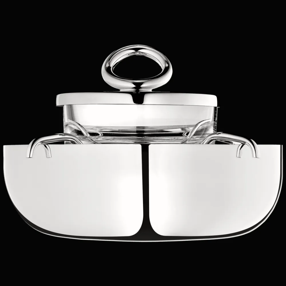 Accessoires De Table|Plats*Christofle Service à caviar en métal argenté