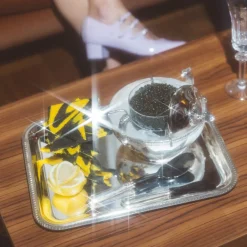 Accessoires De Table|Plats*Christofle Service à caviar en métal argenté