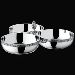 Accessoires Apéritif*Christofle Service 3 coupelles en métal argenté