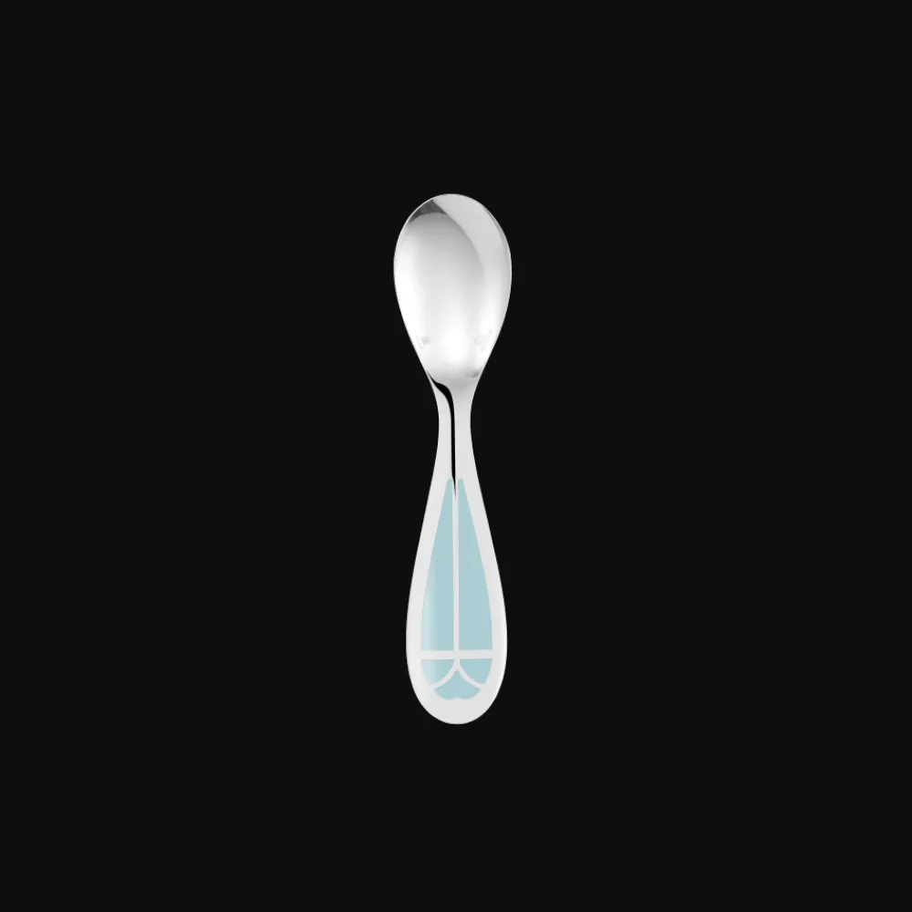 Cadeaux Personnalisables|Cadeaux Enfants*Christofle Set cuillère et fourchette naissance en métal argenté - Ice Blue