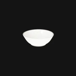 Accessoires De Table|Services Asiatiques*Christofle Set de 2 coupelles à sauce en porcelaine finition Platine