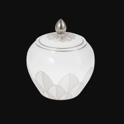Cadeaux Thé Et Café|Accessoires Thé Et Café*Christofle Sucrier 30 cl en porcelaine finition Platine