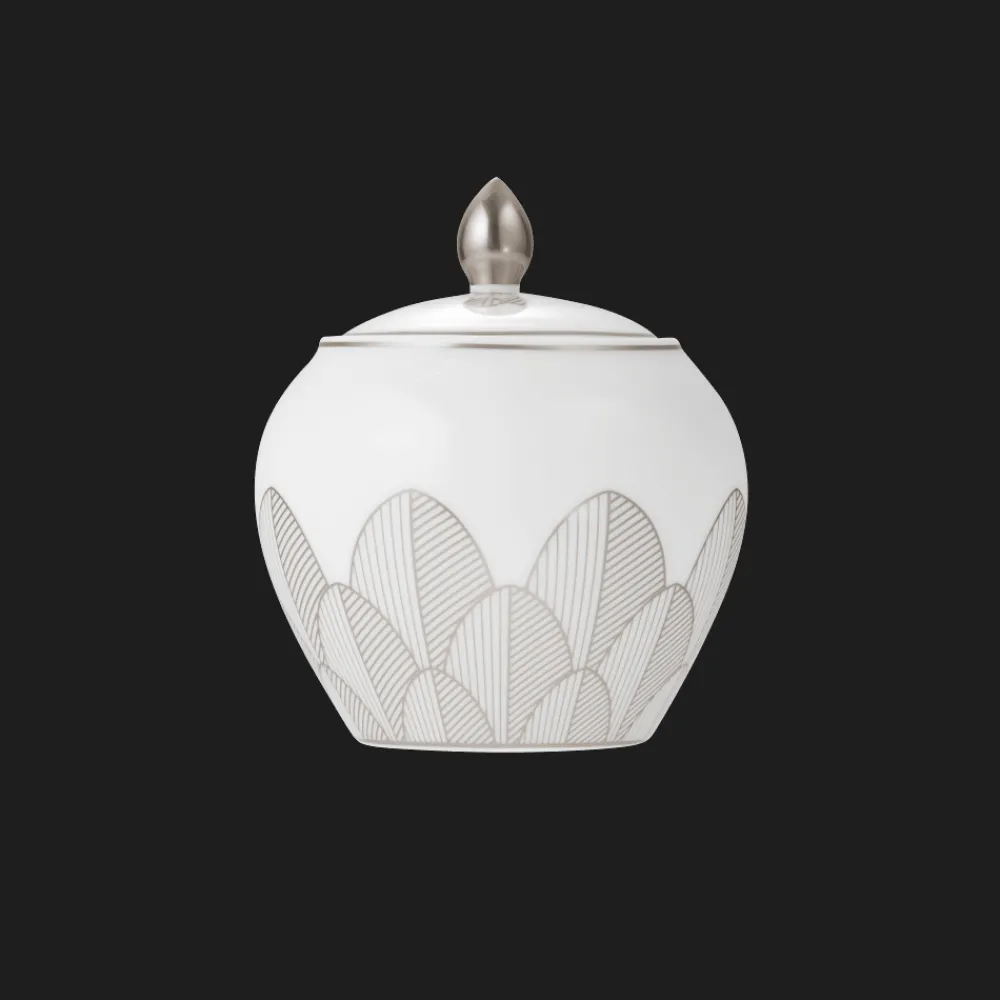 Cadeaux Thé Et Café|Accessoires Thé Et Café*Christofle Sucrier 30 cl en porcelaine finition Platine