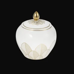 Cadeaux Thé Et Café|Accessoires Thé Et Café*Christofle Sucrier 30 cl en porcelaine finition Or