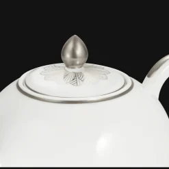 Cadeaux Thé Et Café|Accessoires Thé Et Café*Christofle Théière boule 1,5L en Porcelaine - Platine