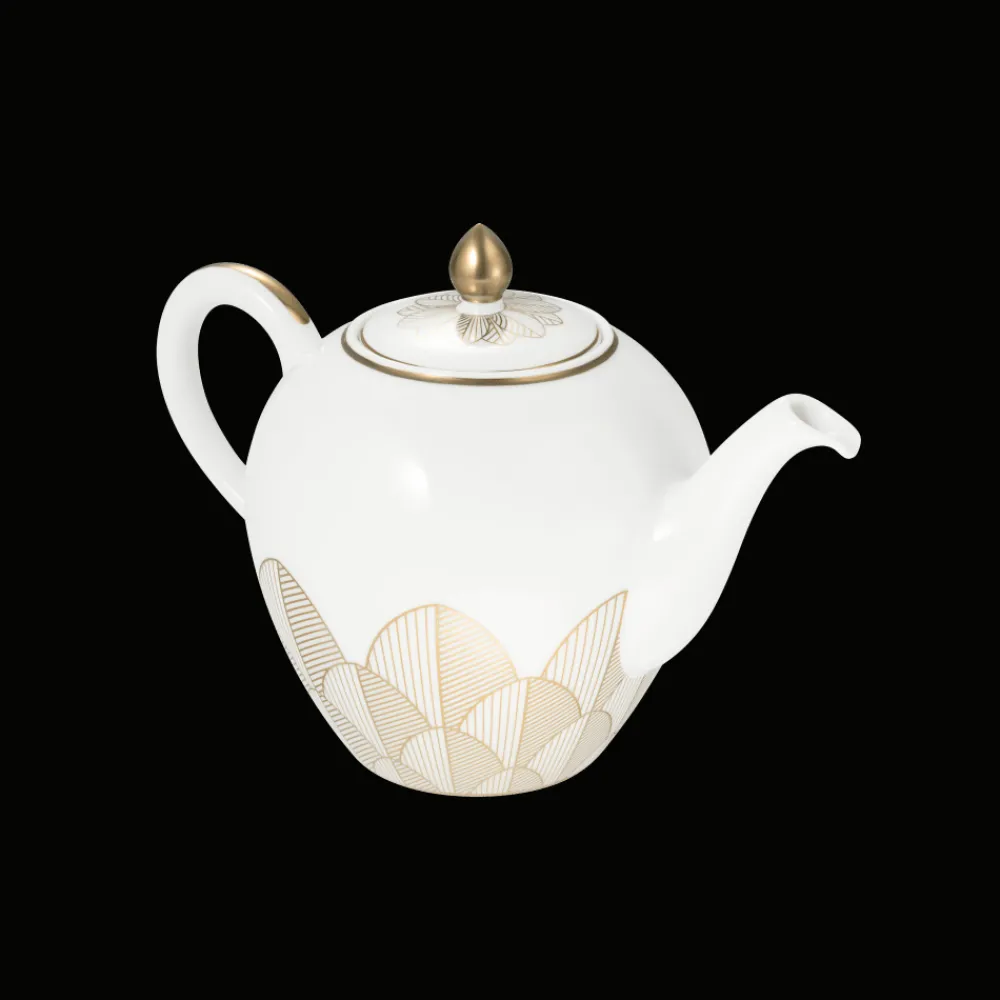 Cadeaux Thé Et Café|Accessoires Thé Et Café*Christofle Théière boule 1,5L en Porcelaine - Or