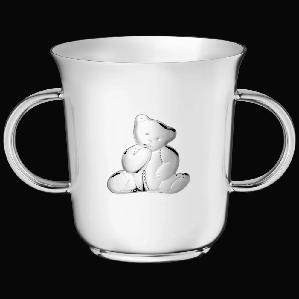 Cadeaux Personnalisables|Cadeaux Pour La Maman*Christofle Timbale 2 anses en métal argenté