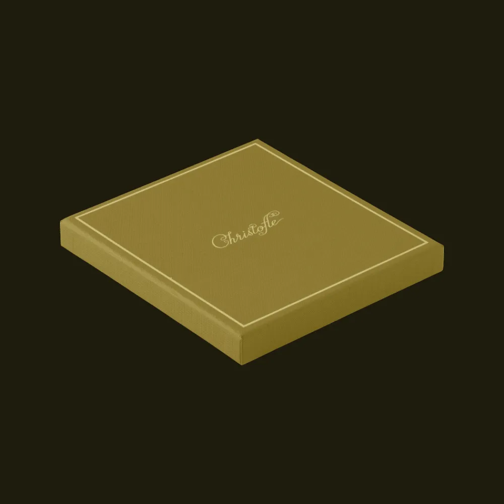 Les Petites Attentions|Petite Décoration*Christofle Vide-poches vert impérial en acier - 16x16cm